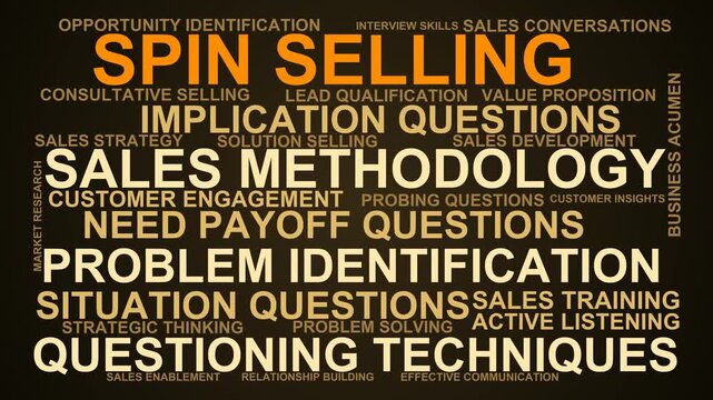 Spin Selling Word Cloud
