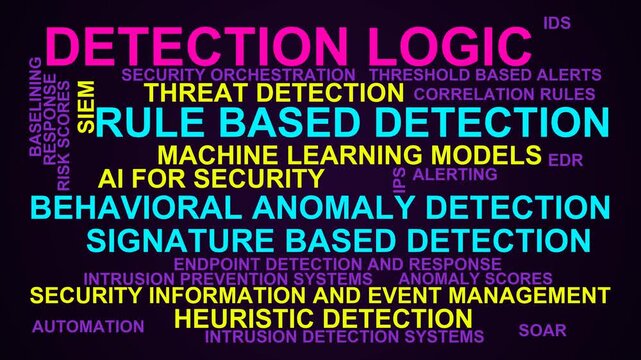 Detection Logic Word Cloud