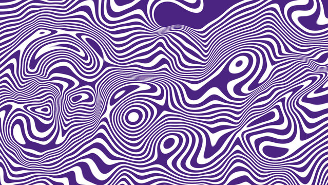 Abstract Wavy Optical Illusion Pattern