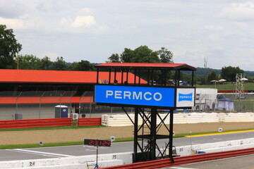 Fototapeta premium Mid-Ohio Sports Car Course, Lexington, Ohio, USA. Built in 1962, Mid-Ohio Race Track is a road course racing track.