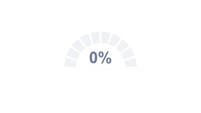 Minimalist Digital Loading Progress Bar Graphic Indicating Two Percent Completion
