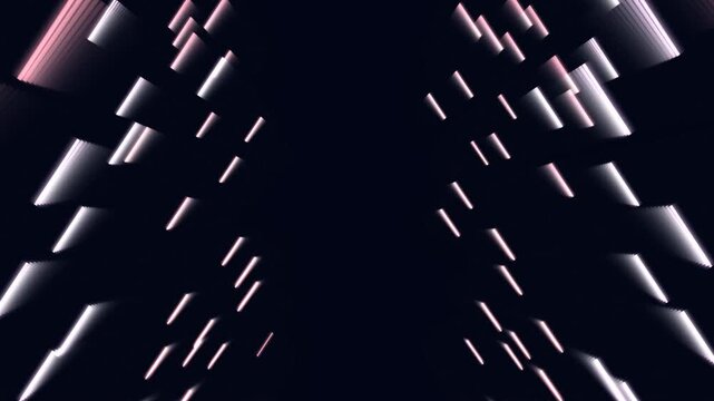 Procedural motion of Gate of Led lights