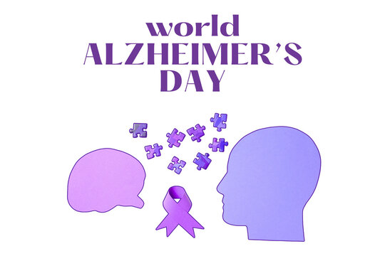 Purple pieces represent understanding dementia and Alzheimer's