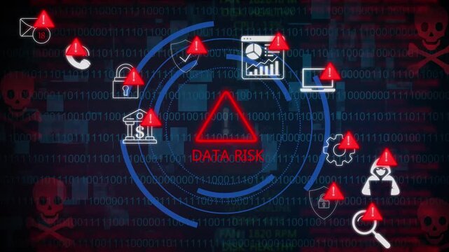 Invoice critical system alert remote pending payment concept animation close up footage
