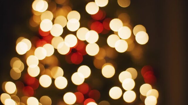 People Clinking Champagne Glasses Against A Festive Christmas Light Bokeh