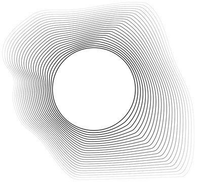 Circle liquid shape overlapping halftone for badges, tag, logo, banner