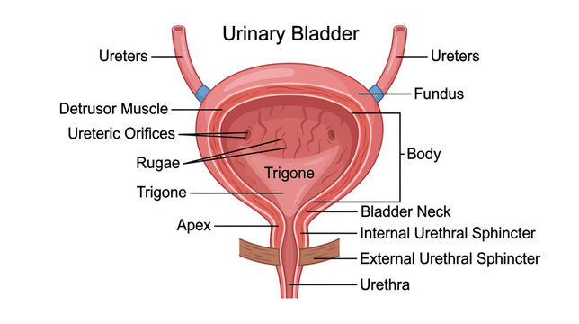 Anatomical Illustration of the Urinary Bladder