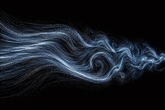 Wind Flow Visualization Revealing Invisible Air Movement and Fluid Dynamics