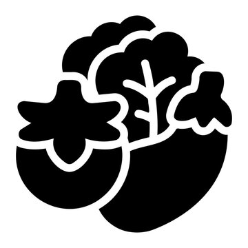 Vegetables Solid icon