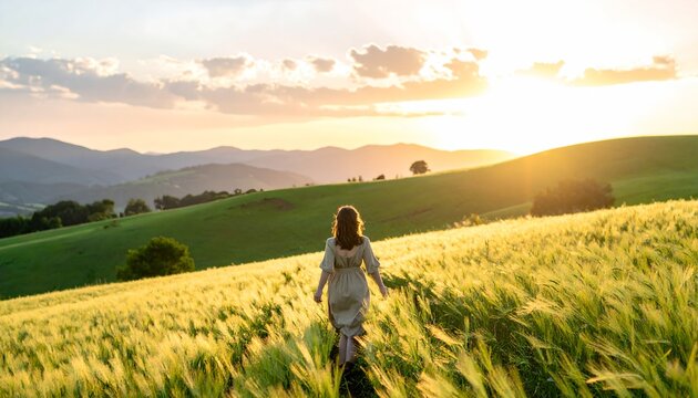 Golden Hour Stroll Through Scenic