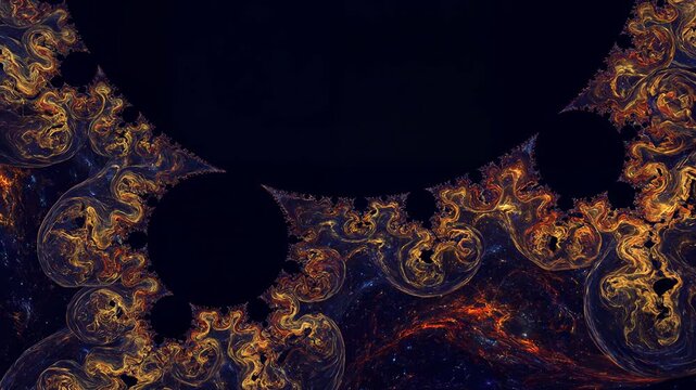 fractal design with swirling patterns and dark background for abstract art and digital projects