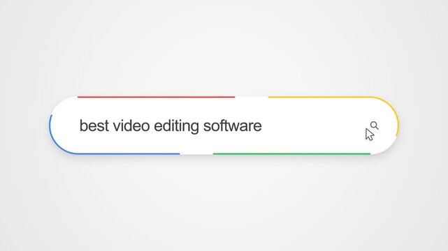 Best Video Editing Software Search Bar