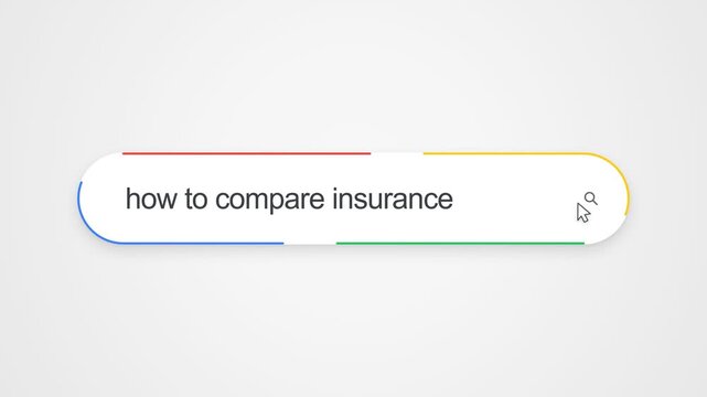 How To Compare Insurance Search Bar