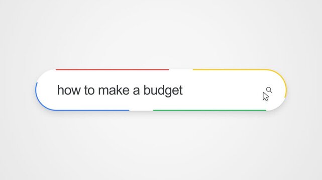 How To Make A Budget Search Bar