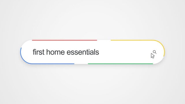 First Home Essentials Search Bar