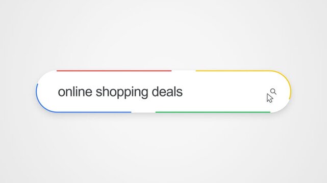 Online Shopping Deals Search Bar