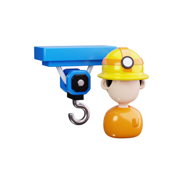 operator 3d render icons