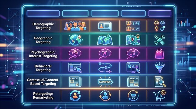 Audience segmentation and targeting methods for digital advertising
