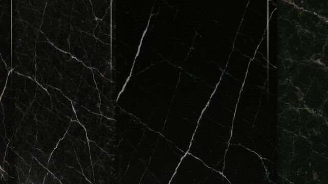 Refined Motion Across Elite Nero Marble Tiles Displaying Elegant Stone Surface Patterns for High End Interior Design Backgrounds