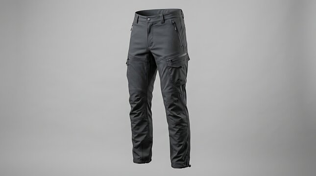 Durable Charcoal Grey Tactical Cargo Trousers Designed for Outdoor Adventure and Versatile Performance
