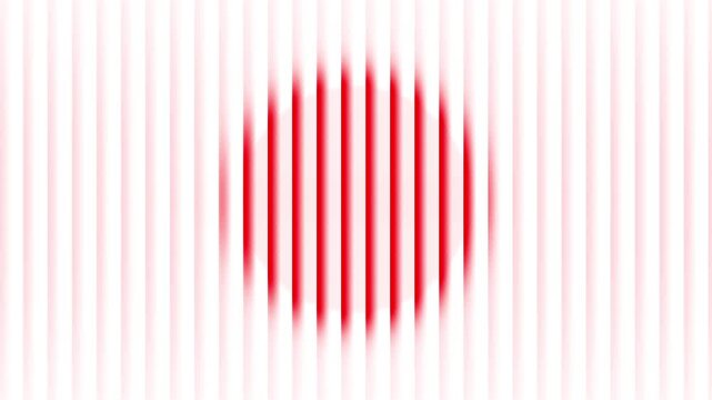 Red and White Vertical Stripes Abstract Gradient Motion Background