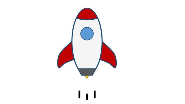 rocket in space