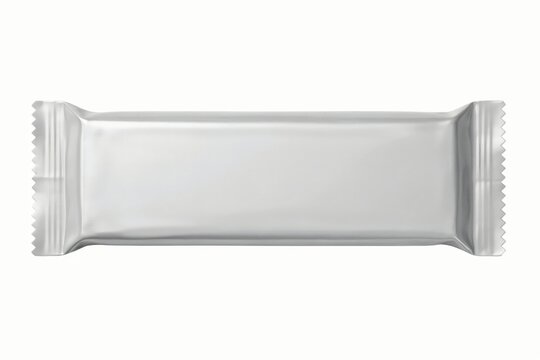 Blank candy bar isolated on white background. Ideal for product design.