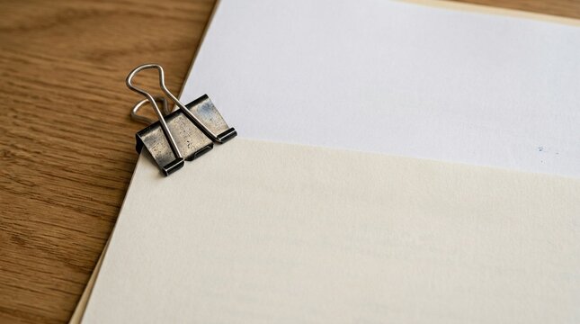 Amendment request form clipped to an original letter of credit document &ndash; Trade Finance and Customs Compliance Documentation Stock Photo