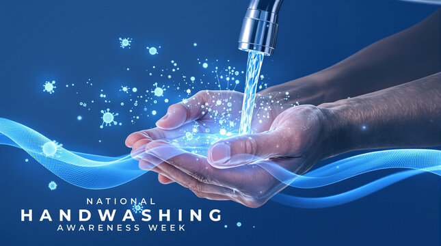 National Handwashing Awareness Week Concept Image, featuring hand hygiene, infection prevention, and healthy habits.