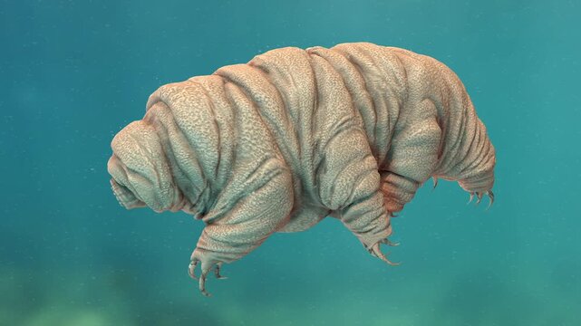 Tardigrade Water Bear Microscopic Organism Close Up