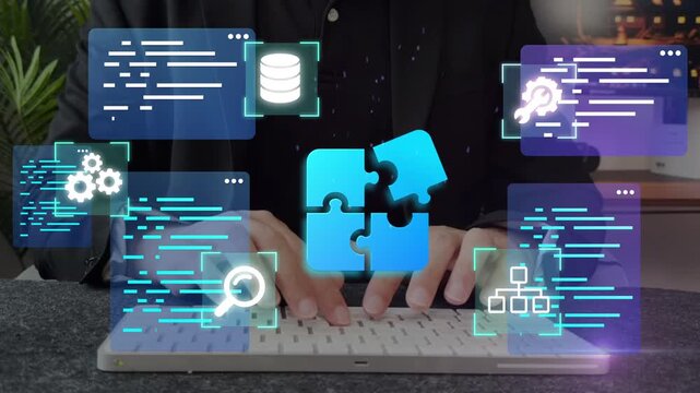 Solutions for creating software without coding. Low-code or no-code development platform. 