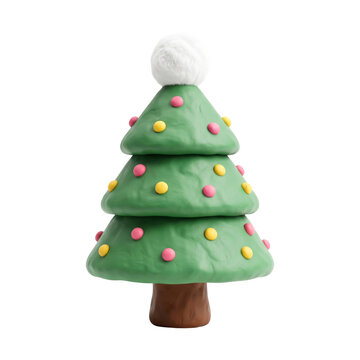 Clay  Tree with Ornaments