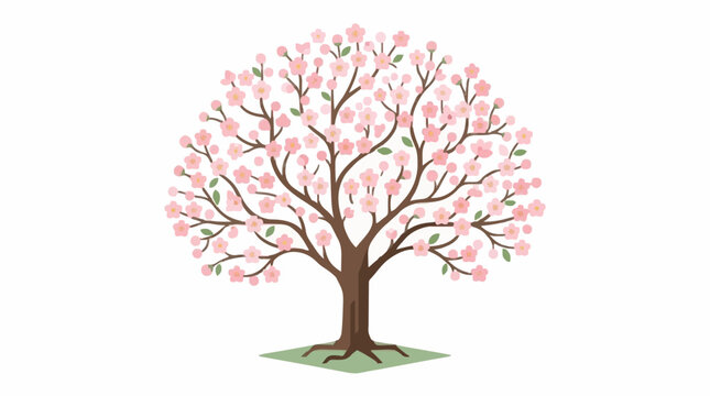 tree with pink flowers