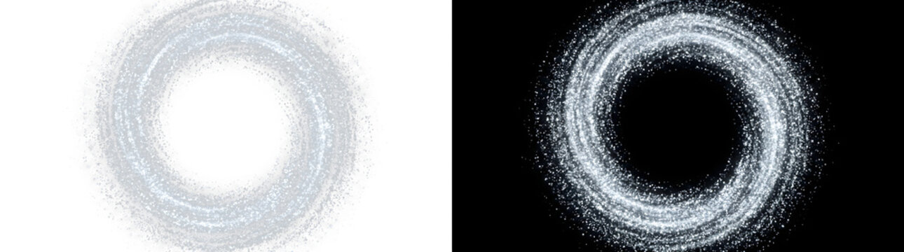 Circular whirlpool water splash effect overlay effect PNG overlay element transparent background