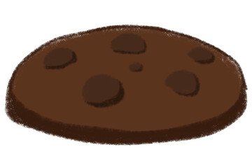 This delightful chocolate cookie is baked to perfection, featuring a rich texture and an inviting appearance that is sure to tempt anyone who sees it and craves something sweet and delicious