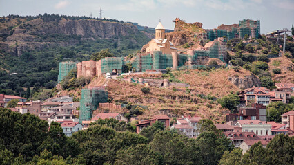 Naklejka premium panoramic view of the city