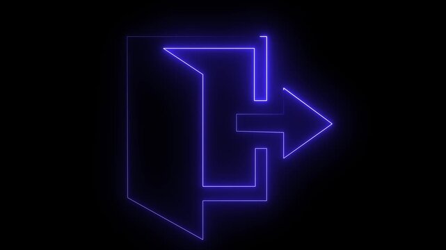 Import data or file icon in flat style design 4k video ..