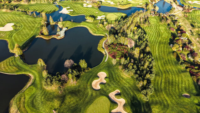 Luxury lifestyle and leisure at the golf course