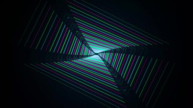 Glowing blue lines intersect digitally.