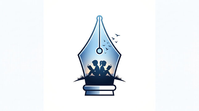 Modern sailboat with crew on blue ocean
