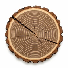 Obraz premium Rings of Time: A Timber's Chronicle