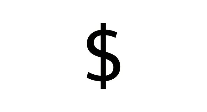 dollar sign currency symbol.