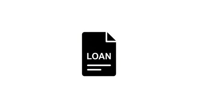 loan document icon.