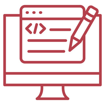 Script Icon Element For Design