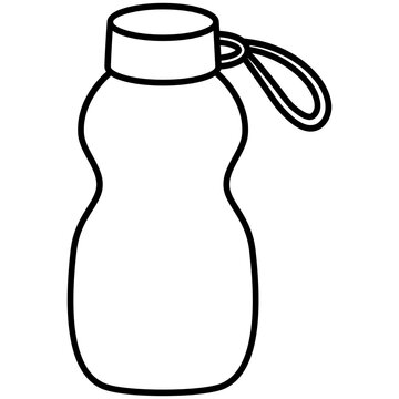 bottle of water icon illustration