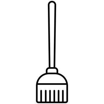 Broom vector illustration