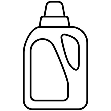 Detergent Bottle Icon Illustration