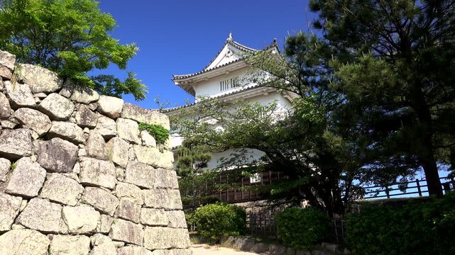 丸亀城と石垣