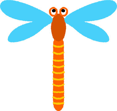 Dragonfly Vector Illustration, Flying Insect Clipart, Isolated Transparent PNG