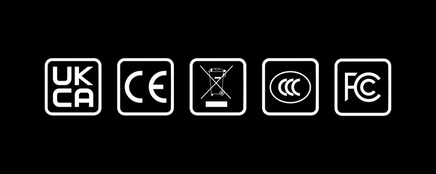 UKCA CE WEEE CCC FCC Certification Set
